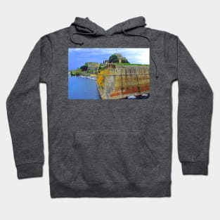 Corfu Town Harbour Hoodie